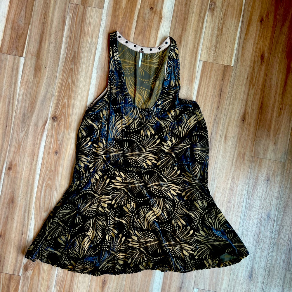 Free People babydoll sleeveless tunic